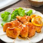 【鶏むね肉のレモン照り焼き】しっとりテリうま♡