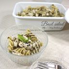 ササミとパスタのバジルサラダ♡
