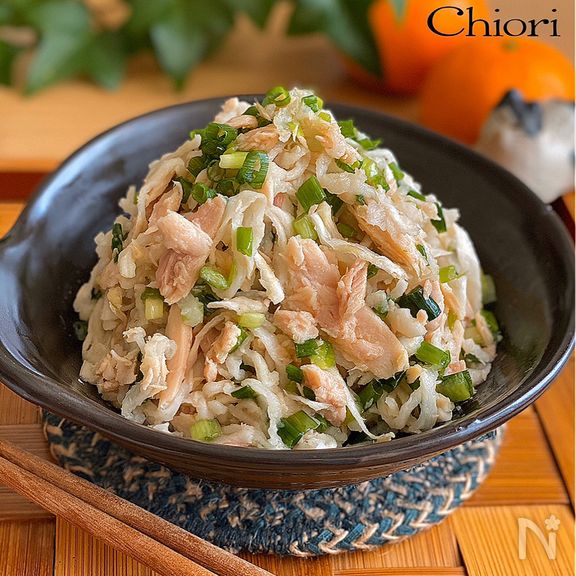 パリポリ食感☆切り干し大根とツナのうま塩和え