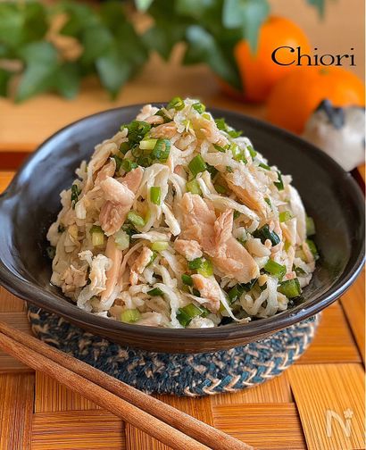 パリポリ食感☆切り干し大根とツナのうま塩和え