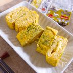 お弁当にも♪青さとチーズの卵焼き