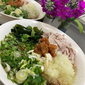 そら・ゆずの作ってみた!投稿(【おろし豚しゃぶのねぎだくそば】年越しにも◎さっぱり美味しい)