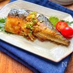 ご飯が進む◎【こんがり甘辛さばの照り焼き】香味だれ