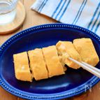 甘じょっぱさがクセになる。コーン×チーズのふわふわ卵焼き