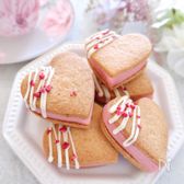 生クリーム/バターなし！【米粉のいちごガナッシュサンド♡】