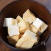 ご飯がすすむ！小松菜と厚揚げのオイスターソース炒めの工程2