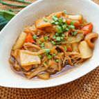大根とえのきとさつま揚げの煮物/甘辛ご飯に合う
