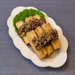 𝔂𝓾𝓶𝓲🍓の作ってみた!投稿(厚揚げの香味そぼろあん)