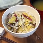 さつまいもの塩昆布バタご飯◎