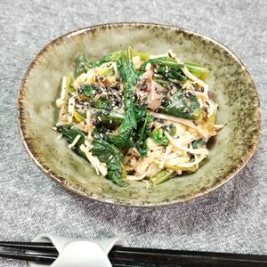 M＊Pの作ってみた!投稿(発酵うまみでパパっと！ほうれん草とえのきの醤油麹あえ)