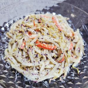 ヴェルの作ってみた!投稿(さっぱり★もやしとカニカマのゆかりマヨ和え)