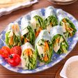 【胡麻だれの生春巻きサラダ】お手頃食材で普段のサラダに♪