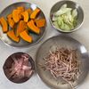 【とろりんかぼちゃと根菜のポタージュ】野菜の甘みと旨み♪の工程1