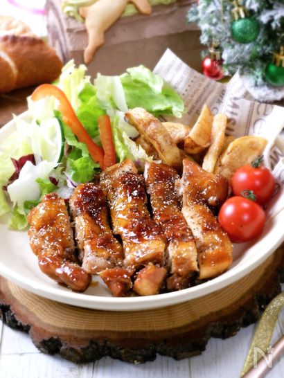 簡単３ステップ☆フライパンde照り焼きローストチキン