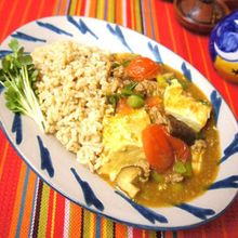 野菜たっぷり豆腐ココナッツイエローカレー