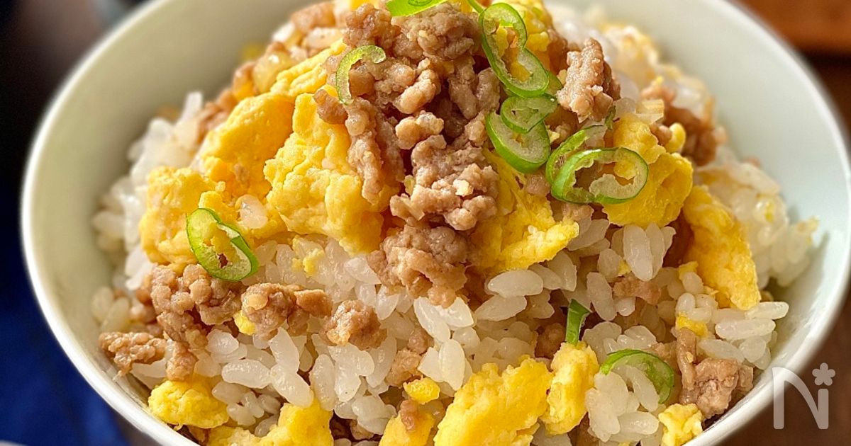 ふわたま肉味噌混ぜごはん | レシピサイトNadia