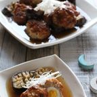 れんこん入り・お月見肉団子のスープ煮。