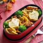茹でないパスタでもちもち食感！【ナポリタン弁当】｜一点豪華なラクうま弁当vol.8