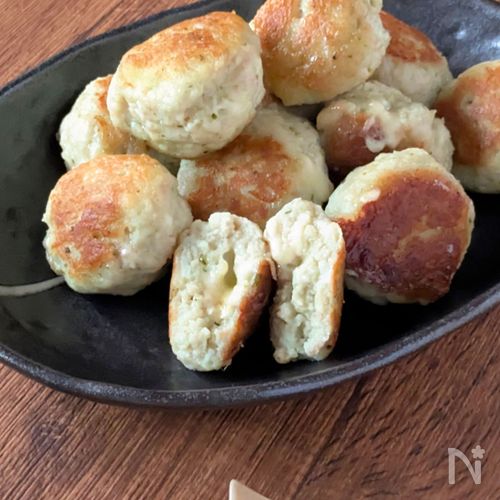 ふんわり はんぺん鶏バジルボール