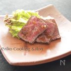 フライパンで作るローストビーフ～和風ソース