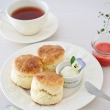 ノンバター！フードプロセッサーで簡単♡
サクサク♪スコーン