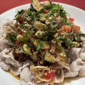 こならの作ってみた!投稿(夏野菜たっぷり豚しゃぶサラダ)