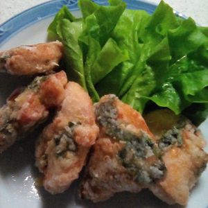 メイプルの作ってみた!投稿(しっとり柔らか♡鶏むね肉と刻み大葉の塩唐揚げ)