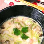 白だしで簡単に♪小田巻き蒸し(うどん入り茶碗蒸し)