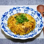 牛肉のカレー焼き飯