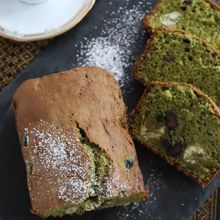 【手抜きともいえるほど簡単】栗と黒豆の抹茶ケーキ