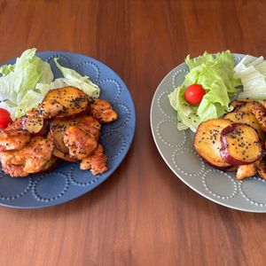 こむぎの作ってみた!投稿(子どもウケ抜群♪【鶏むね肉とさつまいもの甘辛炒め】)