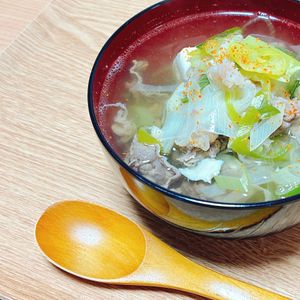 ninaの作ってみた!投稿(白だしで簡単！大阪名物「肉吸い」)