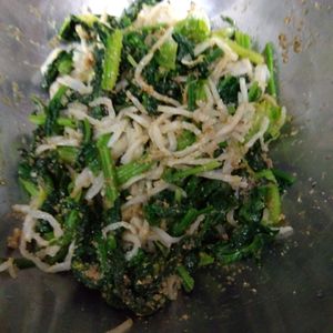 1260904の作ってみた!投稿(ほうれん草のおいしい食べ方1位😋砂糖醬油のごま和え🥗✨)