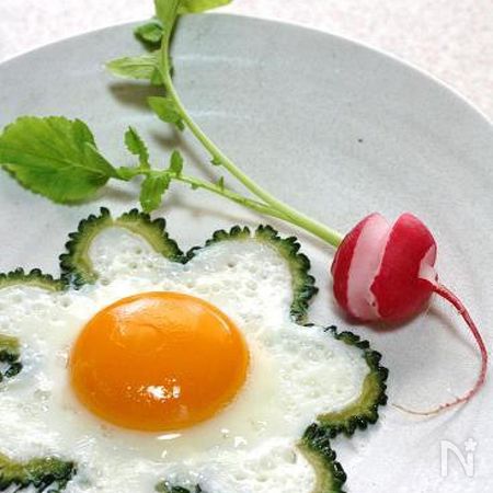 可愛い目玉焼き ゴーヤ By 長岡美津恵akai Salad レシピサイト Nadia ナディア プロの料理家のおいしいレシピ 可愛い目玉焼き ゴーヤ By 長岡美津恵akai Salad レシピサイト Nadia ナディア プロの料理家のおいしいレシピ