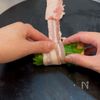 たっぷり大葉の肉巻き厚揚げの工程1