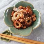 スピード料理☆ちくわとこんにゃくと大豆の炒り煮
