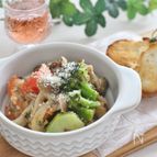 サバ缶と野菜のマヨバタ・こしょう風味