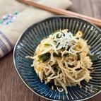 材料３つで副菜！《もやしとわかめとしらすのナムル》