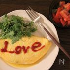 カレー風味のポテトオムレツ