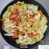 チーズタッカルビ焼きうどん│甘辛チーズでやみつきの一皿の工程4