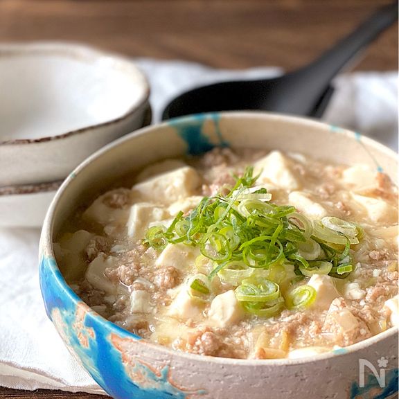 ごはんにもビールにも♡柚子胡椒香る白麻婆豆腐
