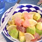 白だしわさび漬けでさっぱり美味しい♪マグロアボカド