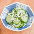 切って和えるだけ！きゅうりとしらすの酢の物