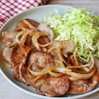 お酢でさっぱり生姜焼き