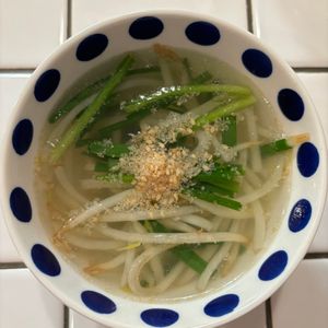 mi-koの作ってみた!投稿(もやしとニラたっぷり！＊スタミナニラもやしスープ＊)