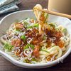 包丁まな板不要♪【梅しらすジュレうどん】