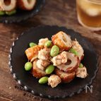 ちくわと枝豆のチーズおかかあえ【#火を使わない #おつまみ】