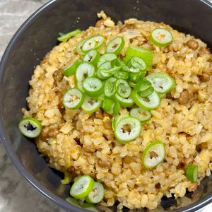 968467の作ってみた!投稿(【パラパラ納豆チャーハン】本当においしい！ビールにも◎)
