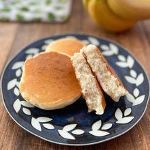 ふかもち♡ 米粉のバナナパンケーキ【卵・砂糖不使用】