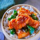10分・リクエストが来る♪『鶏むね竜田の甘辛中華炒め丼』